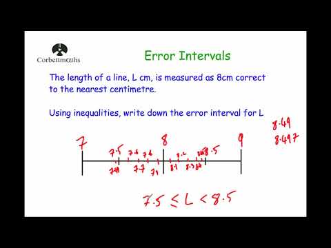 Error Intervals - Corbettmaths