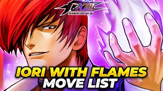 IORI WITH THE POWER OF FLAMES / EX IORI MOVE LIST - The King of Fighters XIII (KOFXIII)