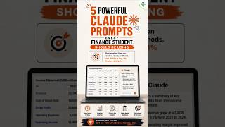 5 Claude Prompts Every Finance Student Must Use in 2026