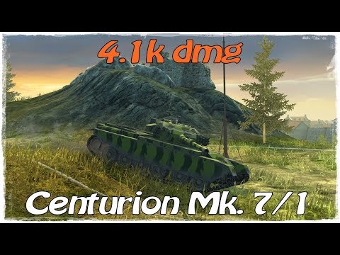 WOT Blitz / Centurion 7/1 / 3 kills / 4 105 dmg