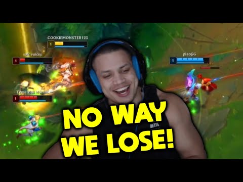 Tyler1 lvl 1 DRAVEN POWER!