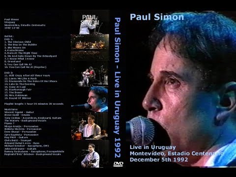 Paul Simon - Live in Montevideo, Uruguay  1992