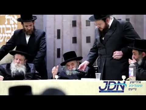 Chernobil Rebbe Speaks In Boro Park At A Fundraiser For A New Yeshiva In Elad - Adar II 5782