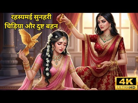 रहस्यमई सुनहरी चिड़िया और दुष्ट बहन || The mysterious golden bird and its evil sister #hindistories 