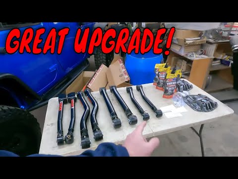 YOUR LIFTED JEEP NEEDS THESE! JKS J-Flex Adjustable Control Arms