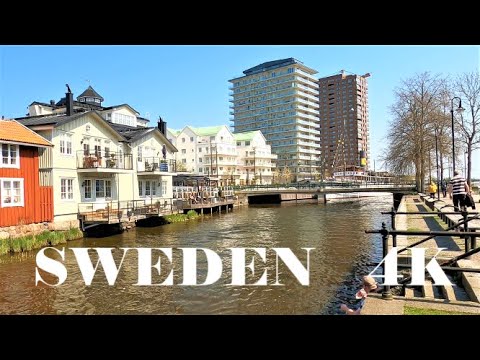 SMALL TOWNS IN SWEDEN 4K:  NORRTÄLJE