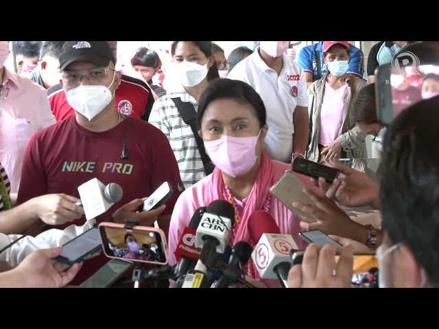 Robredo dengan tanda pertempuran pada serangan lawan: 'Mereka membuang-buang waktu'