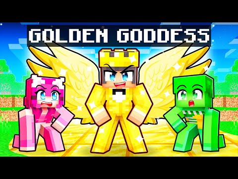 Minecraft: Playing as a Golden Goddess!