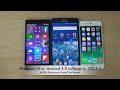Windows 10 vs. Android 5.0 Lollipop vs. iOS 8.3.