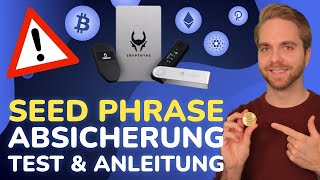 WIE SICHERE ICH MEINEN BITCOIN SEED? - Cryptotag (ZEUS) Titan Wallet Backup | REVIEW & TUTORIAL