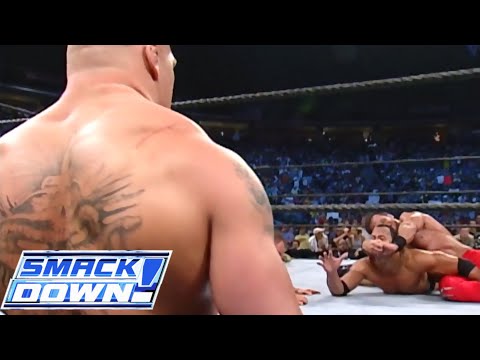 The Rock & Edge Vs Eddie Guerrero & Chris Benoit Part 2 - SMACKDOWN!