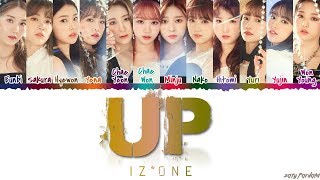 IZ*ONE (아이즈원) - &#39;UP / ABOVE THE SKY&#39; (하늘 위로) Lyrics [Color Coded_Han_Rom_Eng]