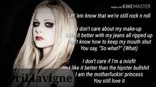 Avril Lavigne - Rock N Roll (lyrics)