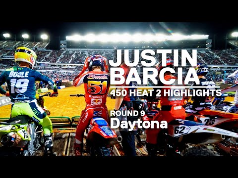 GoPro: Justin Barcia - 2022 Monster Energy Supercross - Daytona - 450 Heat 2 Highlights