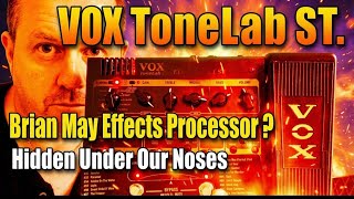 Video thumbnail for Vox ToneLab ST Brian May Guitar Effects Processor Hidden Under Our Noses With Treble Booster & AC30 by James Rundle