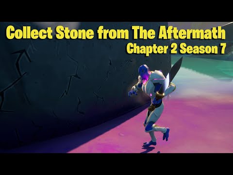 Where to Collect Stone from The Aftermath | Fortnite Chapter 2 Season 7