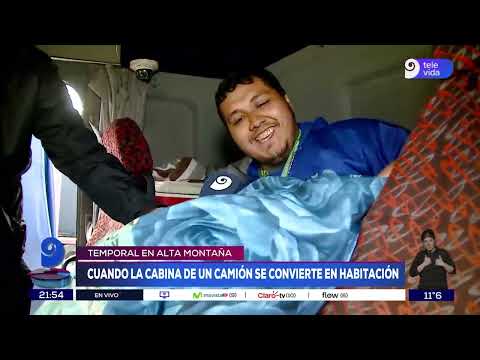 Así se vive el histórico temporal de nieve en Mendoza