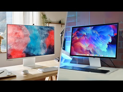 Samsung M8 Monitor Vs Apple Studio Display - Who did it better?