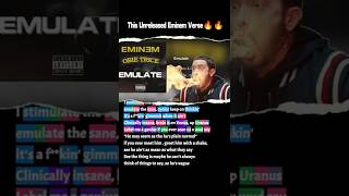Craziest Unreleased Eminem Verse - Emulate by Obie Trice ft Eminem | Rhymes Highlighted