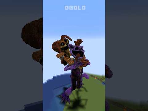 Minecraft Catnap And Dogday 03 Build Timelapse | DGOLD (はいよろこんで) #dgold #minecraftshorts #catnap