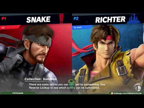SU@GU 12-11 (Winner's Quarters): Hazmatt (Richter) vs Pelca (Snake)