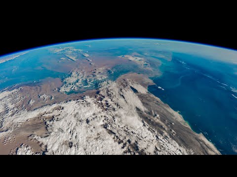 ISS Timelapse - Flying to a hazy India (09 Feb 2025)