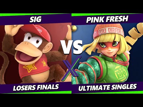 S@X 516 Losers Finals - Pink Fresh (Min Min) Vs. Sig (Diddy Kong) Smash Ultimate - SSBU