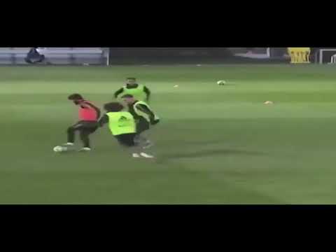 Isco amazing skills and backheel goal in training