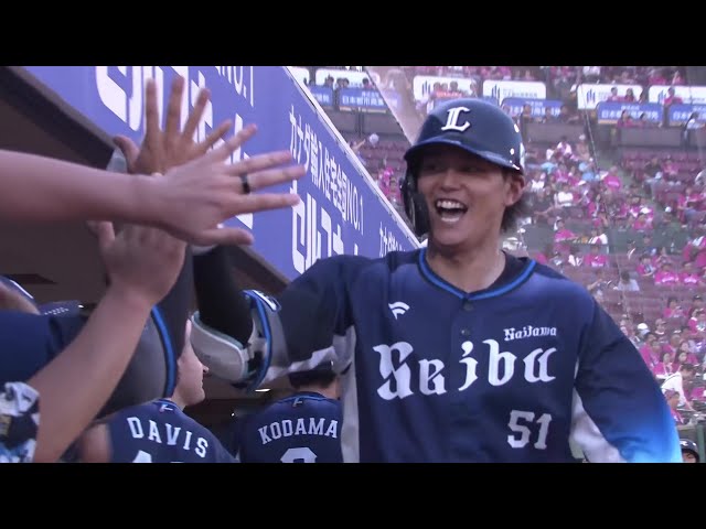 【6回表】均衡を破る一発!! ライオンズ・西川愛也 ライトポール際へのソロホームランで先制!! 2025年7月27日 東北楽天ゴールデンイーグルス 対 埼玉西武ライオンズ