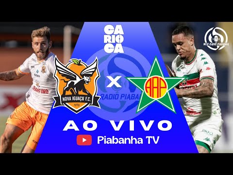 NOVA IGUAÇU X PORTUGUESA - AO VIVO E COM IMAGENS DO JÂNIO - CAMPEONATO CARIOCA - 26/02/2026