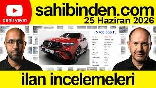 2CR Canlı - 25 Haziran 2026  - İkinci El İlan İncelemeleri #sahibinden