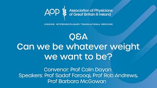 Download the video "Can we be whatever weight we want to be Q&A"