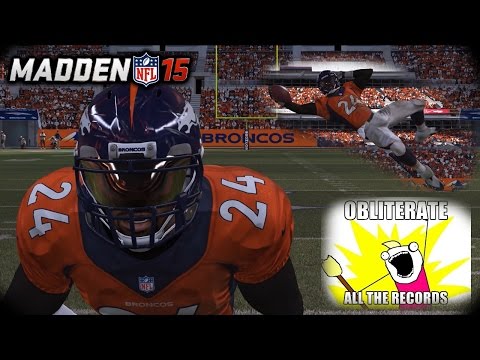 Madden NFL 15 Player Franchise: Last Game of the Regular Season - OBLITERATING ALL THE RECORDS!