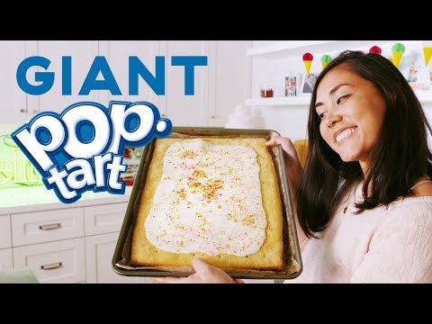 Lo Makes A GIANT Pop-Tart (Feeds OVER 16 PEOPLE!) | Delish | Whoa, Lo