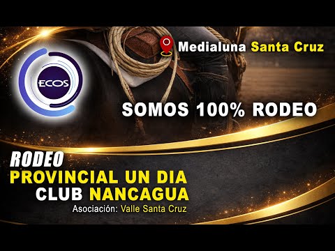 PRIMERA SERIE LIBRE - RODEO  PROVINCIAL UN DIA -  CLUB NANCAGUA  - ASOCIACIÓN VALLE SANTA CRUZ