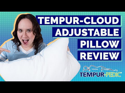 Tempur-Cloud Adjustable Pillow Review - Most Versatile Pillow??