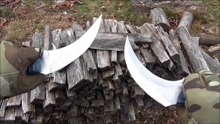 Newest Karambits, Titan ($35) and Warivo ($30) Knives - Double Edged Double Your Pleasure...