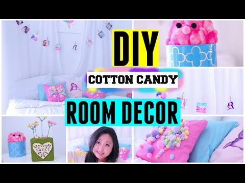 DIY Spring Cotton Candy Room Decor ideas for teens...