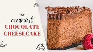 the BEST chocolate cheesecake you must try