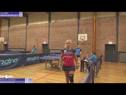 Dame 1. division: Sisu/MBK - Hvidovre Bordtennis 2