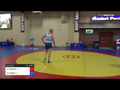 2018 Marine Corps US Open/Senior Men's Greco-Roman 87 3rd Place - Kevin Radford (Sunk) Vs. Cheney