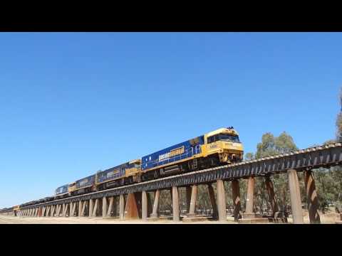 Junee Trains NR80, NR53, NR87 & 8157 WITH 7mw2