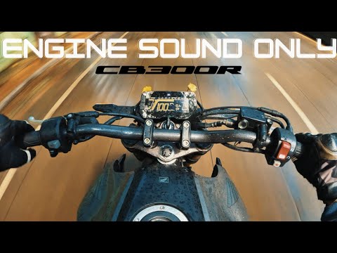 HONDA CB300R | PURE SOUND | RAIN RIDE | LANE FILTERING | LAUNCH TEST [RAW ONBOARD]
