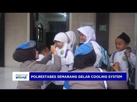 POLRESTABES SEMARANG GELAR COOLING SYSTEM