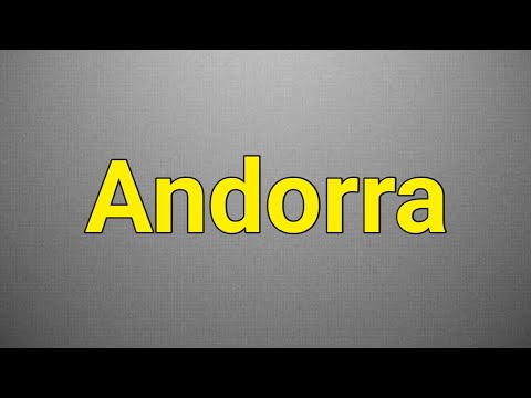 How to Pronounce Andorra like a PRO in English?