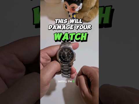 Doing this wrong will DAMAGE your watch movement! #watches #seiko #watchcollector