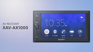 Download lagu Sony XAV-AX1000 Apple CarPlay Media Receiver with BLUETOOTH® mp3
