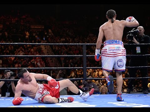 Robert Guerrero Knockdown by Keith Thurman Jr.
