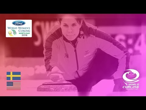 Sweden v United States - Round-robin - Ford World Women's Curling Championships 2018