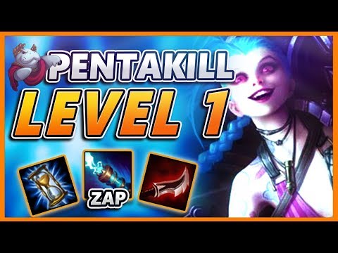 *PENTAKILL LEVEL 1* 2 MINUTES IN I GET A PENTAKILL (60 KILLS IN 20 MINS) - BunnyFuFuu URF
